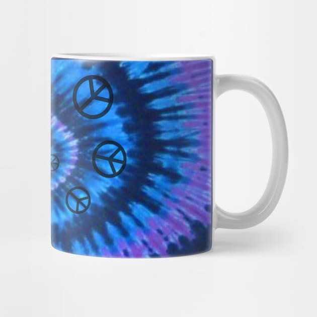 Tie Dye Peace Spiral by ARTWORKandBEYOND